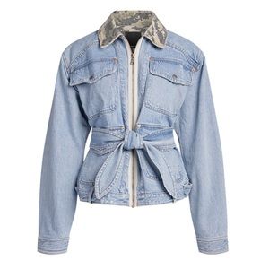 Marissa Webb Coleman Denim Field Jacket- Size S